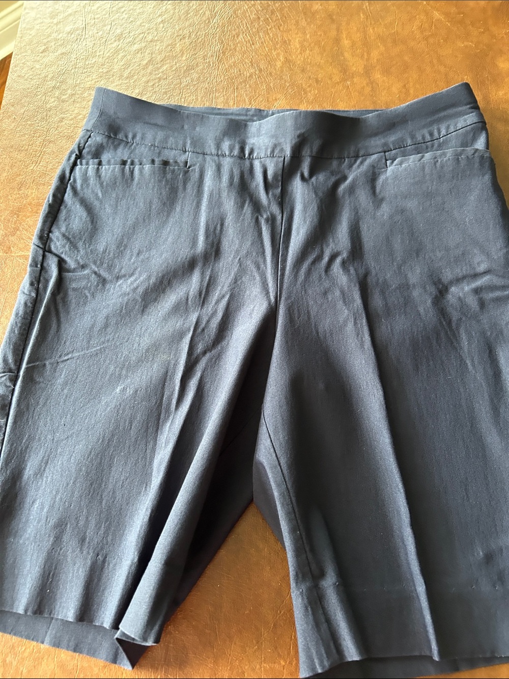 Chico's Navy Blue Bermuda Shorts